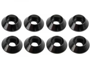 UR1521-N Ultimate RC 3mm Schwarz Aluminium Unterlegscheibe Cap Head Schraube konisch (10)