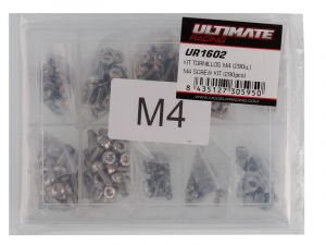 Ultimate RC Schraubenbox M4 Sortiment 290-tlg. UR1602