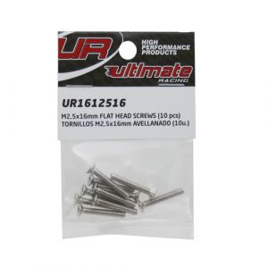 UR1612516 - Ultimate RC Senkkopfschraube M2.5x16mm 12.9 (10)