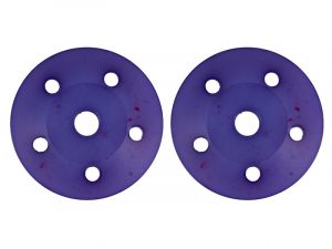 UR1735 Ultimate RC Stoßdämpfer Kolbenplatten Violett 5x1.5mm (2) konisch 16mm gerade Löcher