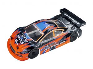 Serpent Model Racing Cars X20 Medius Mini 400020 Produktansicht vom Serpent Medius X20 Mini Touring EP 1:10 M-Chassis mit Kohlefaser RC Modellauto 