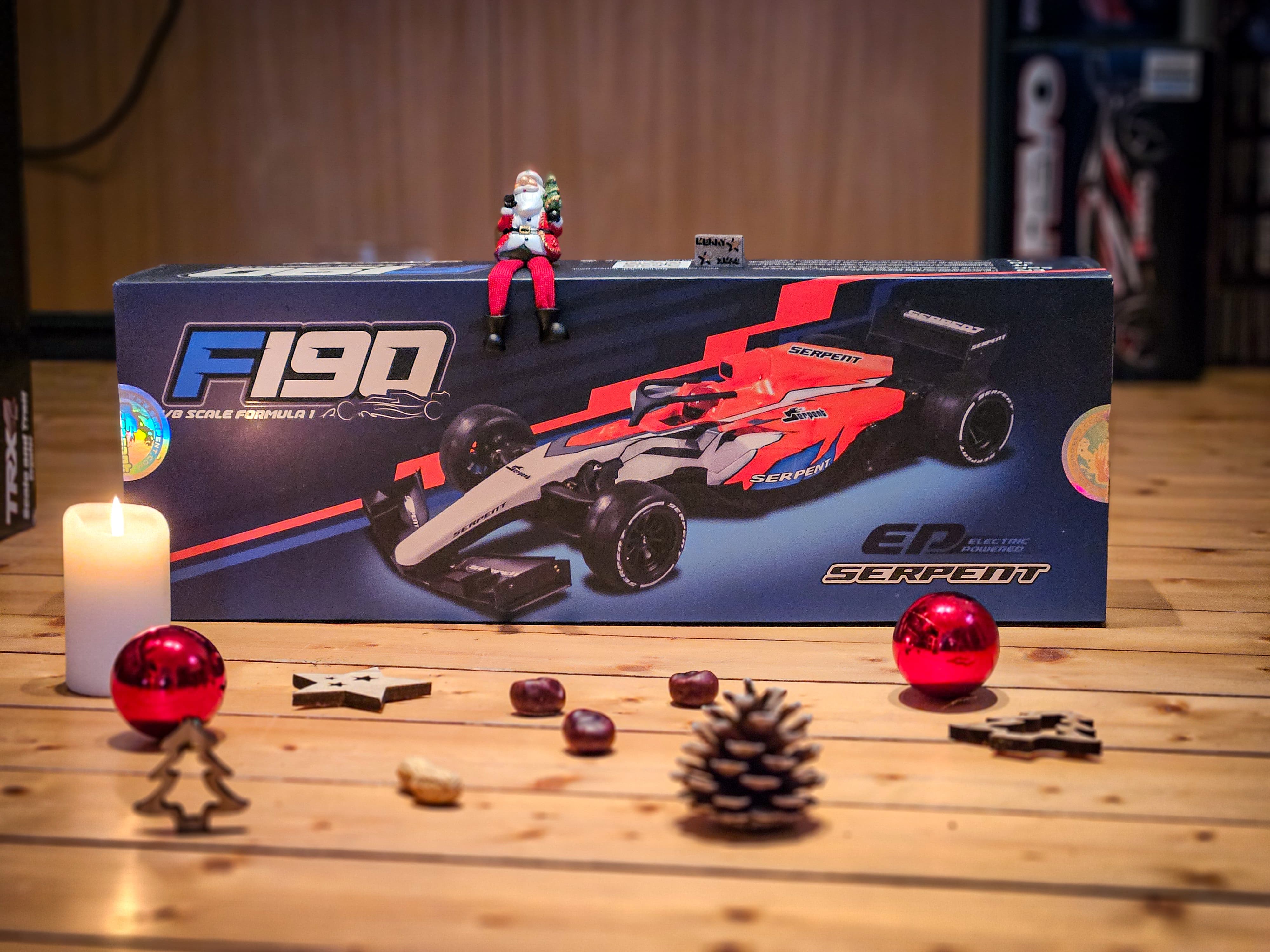 Türchen 4 im RMV Adventskalender mit dem Serpent F190 Formel 1 RC Auto