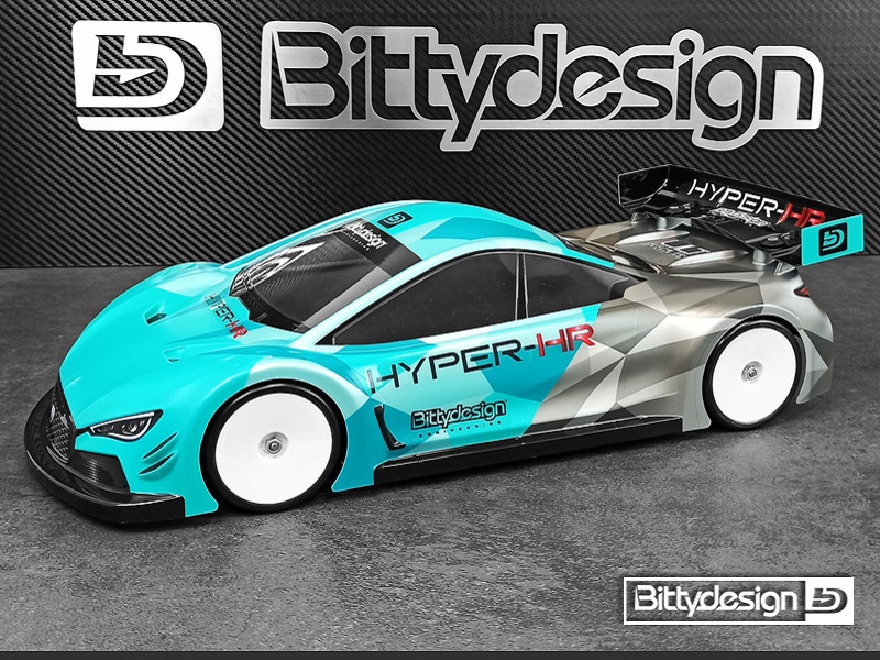 Bittydesign 1:10 Touring 190mm HYPER-HR Lexankarosserie Light